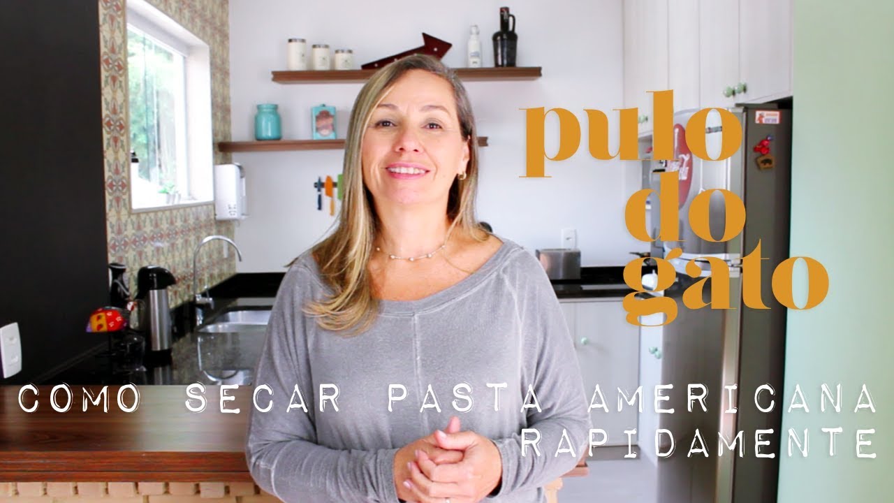 COMO SECAR PASTA AMERICANA RÁPIDO | PARA INICIANTES | PULO DO GATO #8 | Petit Gatô