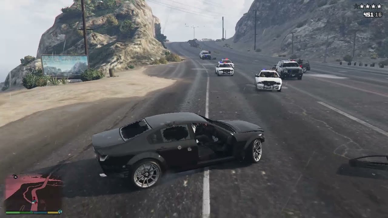 GTA 5 Franklin Police Chase