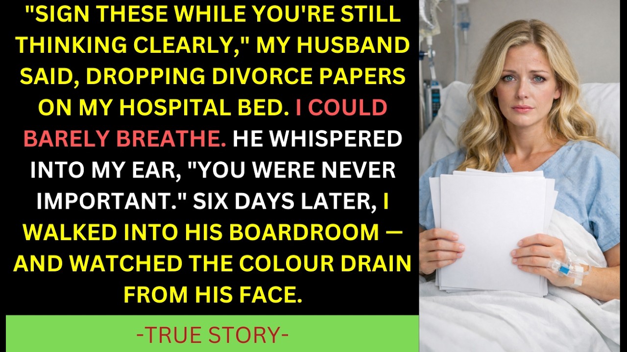 Unaware Her Father Secretly Owned His Company — Husband Filed for Divorce in the ICU