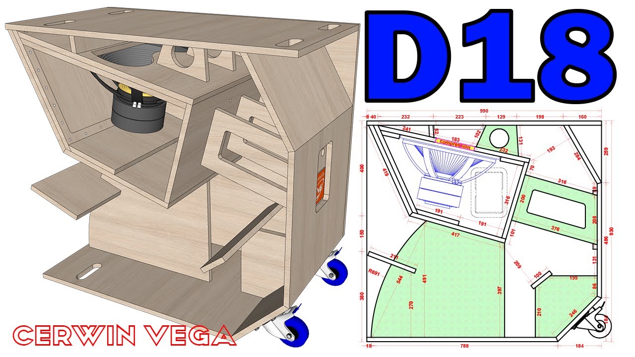 DIY Speaker Box Plan 1x18