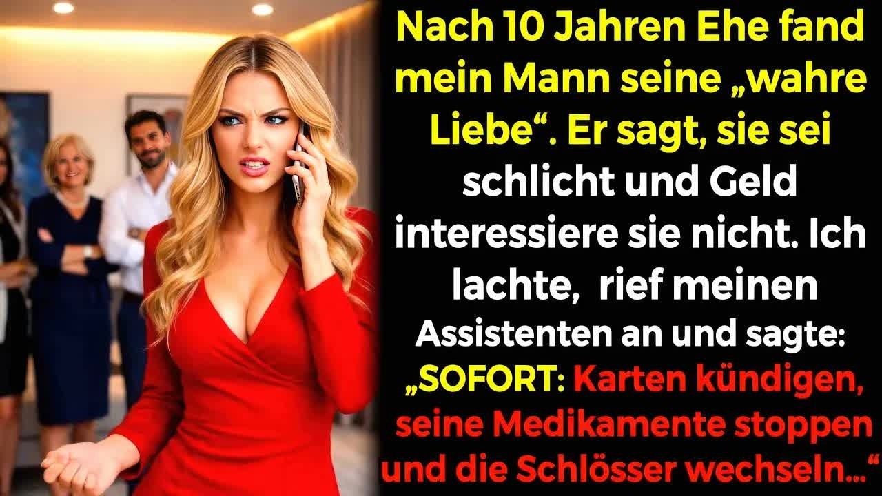 Nach 10 Jahren fand mein Mann „Wahre Liebe“😡, wollte Scheidung💔 – ich lachte, rief Assistenten
