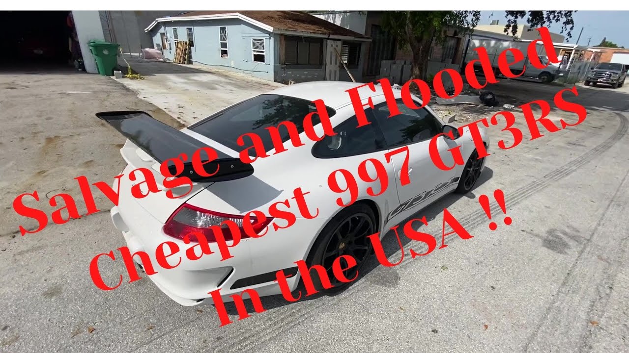 Спасите Porsche 997 GT3RS по самой низкой цене в США!!