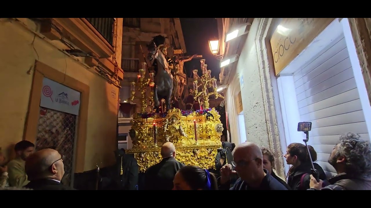 Cristo de las Aguas. C&aacute;diz 2023. Pomponio Mela y Fabio Rufino.