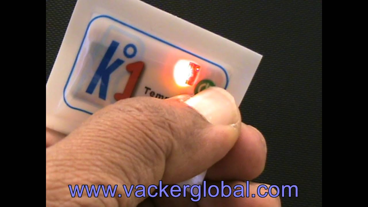 Electronic temperature indicator. A Wonderful Replacement for chemical indicator strips