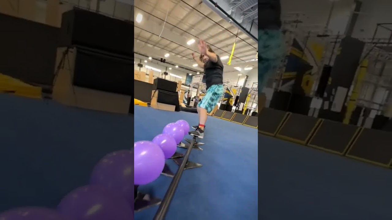 Balloon Pop Cpompilation 🤯#climbing #parkour #bike  #tumbling #cheer #funny #shorts  #trampoline