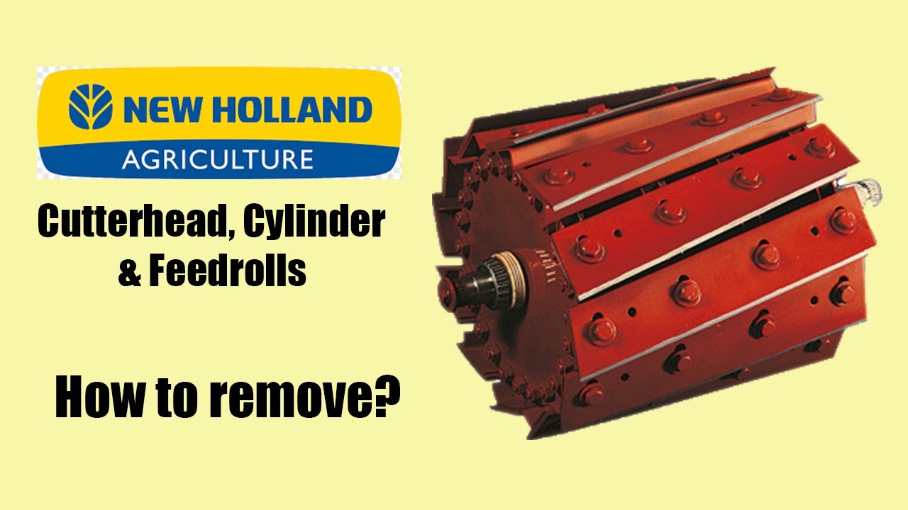 New Holland FX Silage Harvester Cutterhead, Cylinder & Feedrolls Removal Methods