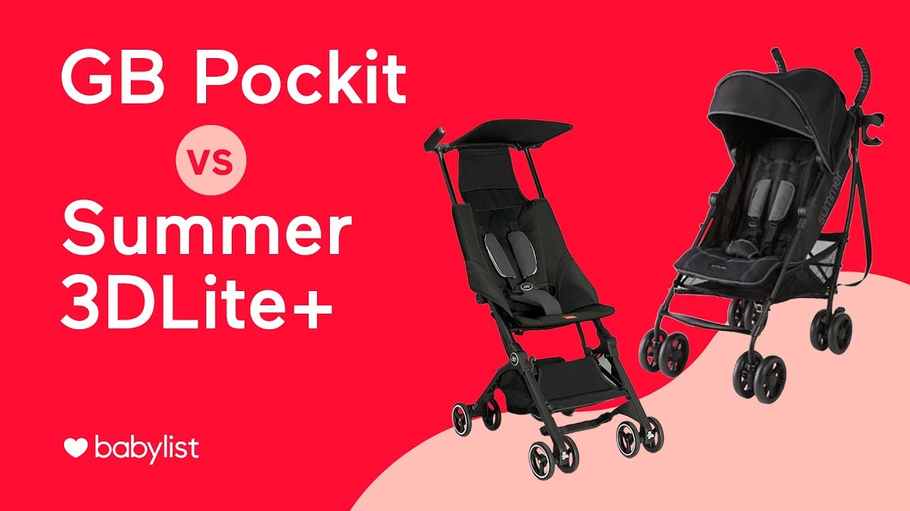 2019 Lightweight Travel Stroller Comparison: GB Pockit vs. Summer 3DLite+ - Babylist