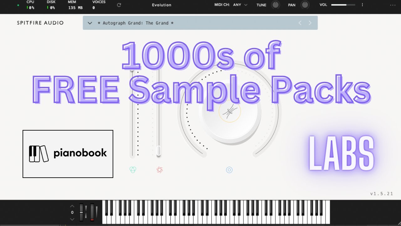 Как установить и использовать Spitfire Audio LABS и Pianobook