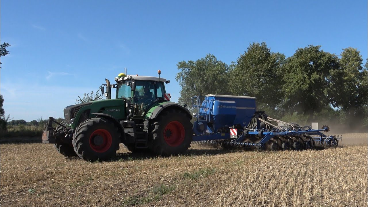 FENDT 936 mit KÖCKERLING ULTIMA CS Drille am Zwischenfrüchte drillen / SOUND / 4K