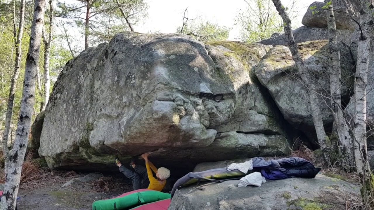 Malfrat 7a+ Apremont bizons Fontainebleau