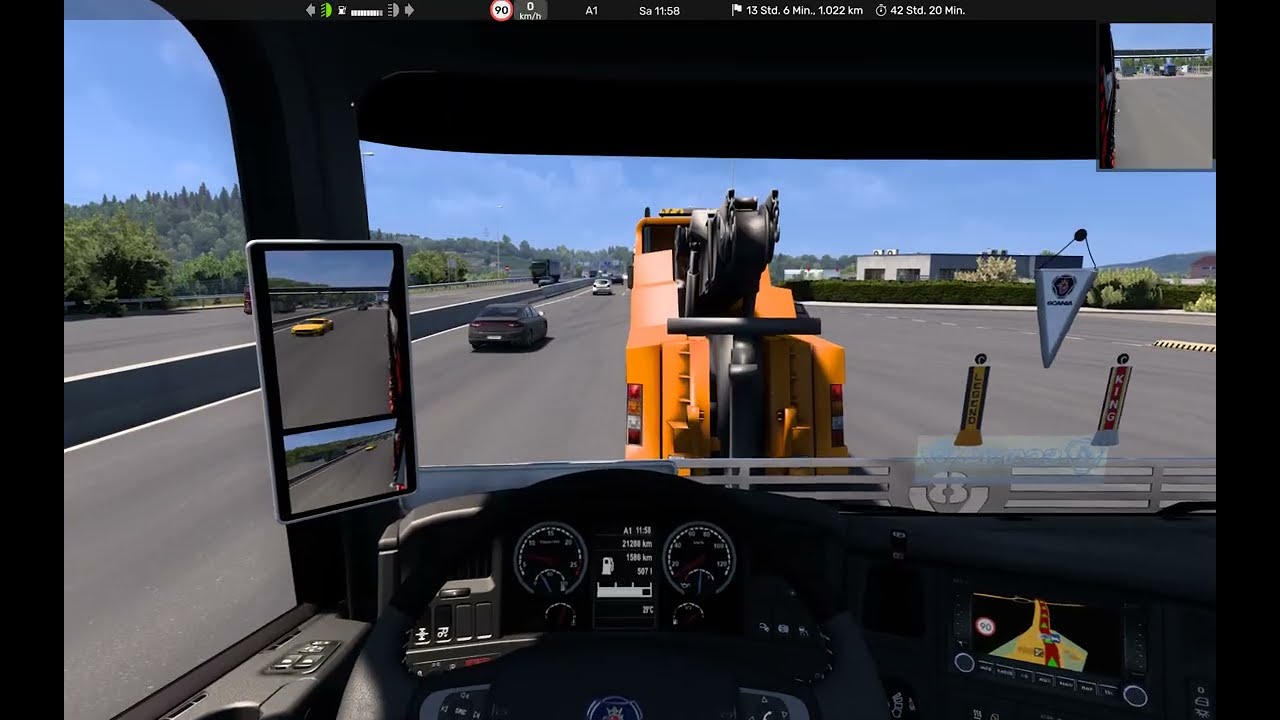 LKW SCANIA Tour, ETS 2, GroningenNL nach LissabonP, Teil 2