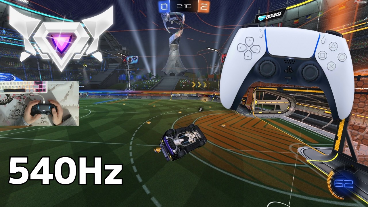 PS5 Controller ASMR 😴 Rocket League Ranked 🏆 Satisfying 360 FPS 4K