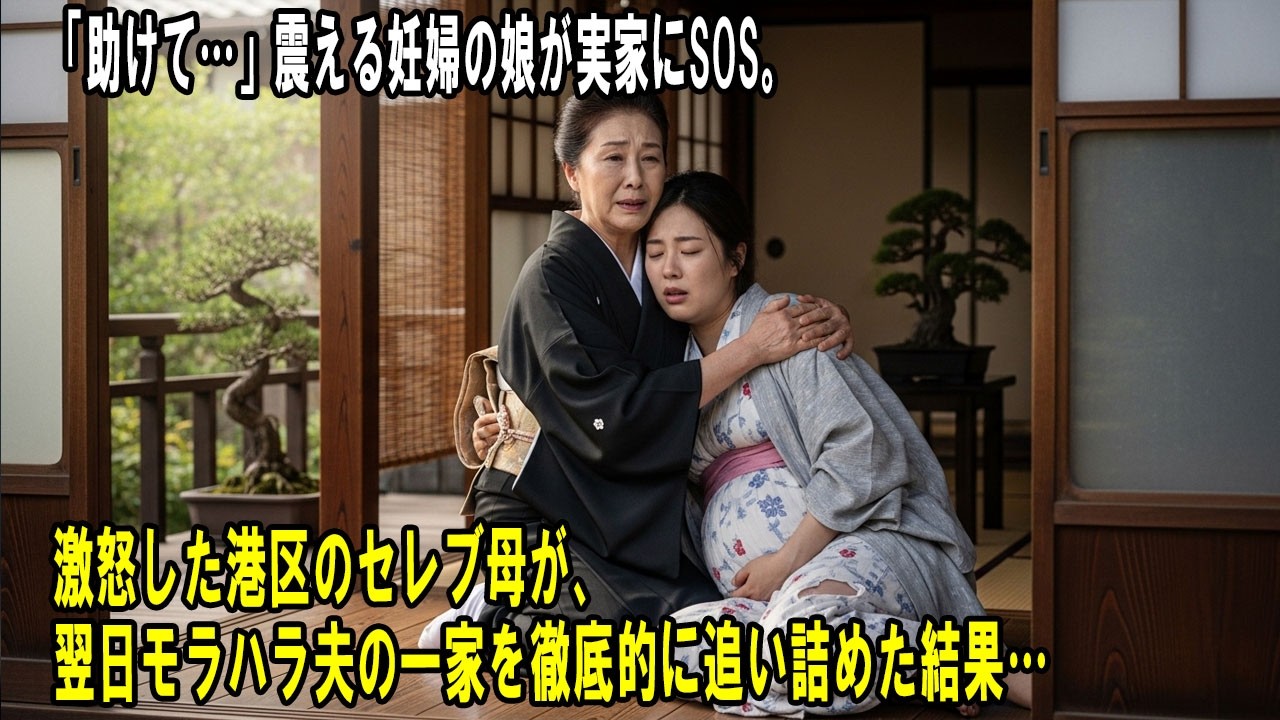 「助けて…」震える妊婦の娘が実家にSOS。激怒した港区のセレブ母が、翌日モラハラ夫の一家を徹底的に追い詰めた結果…