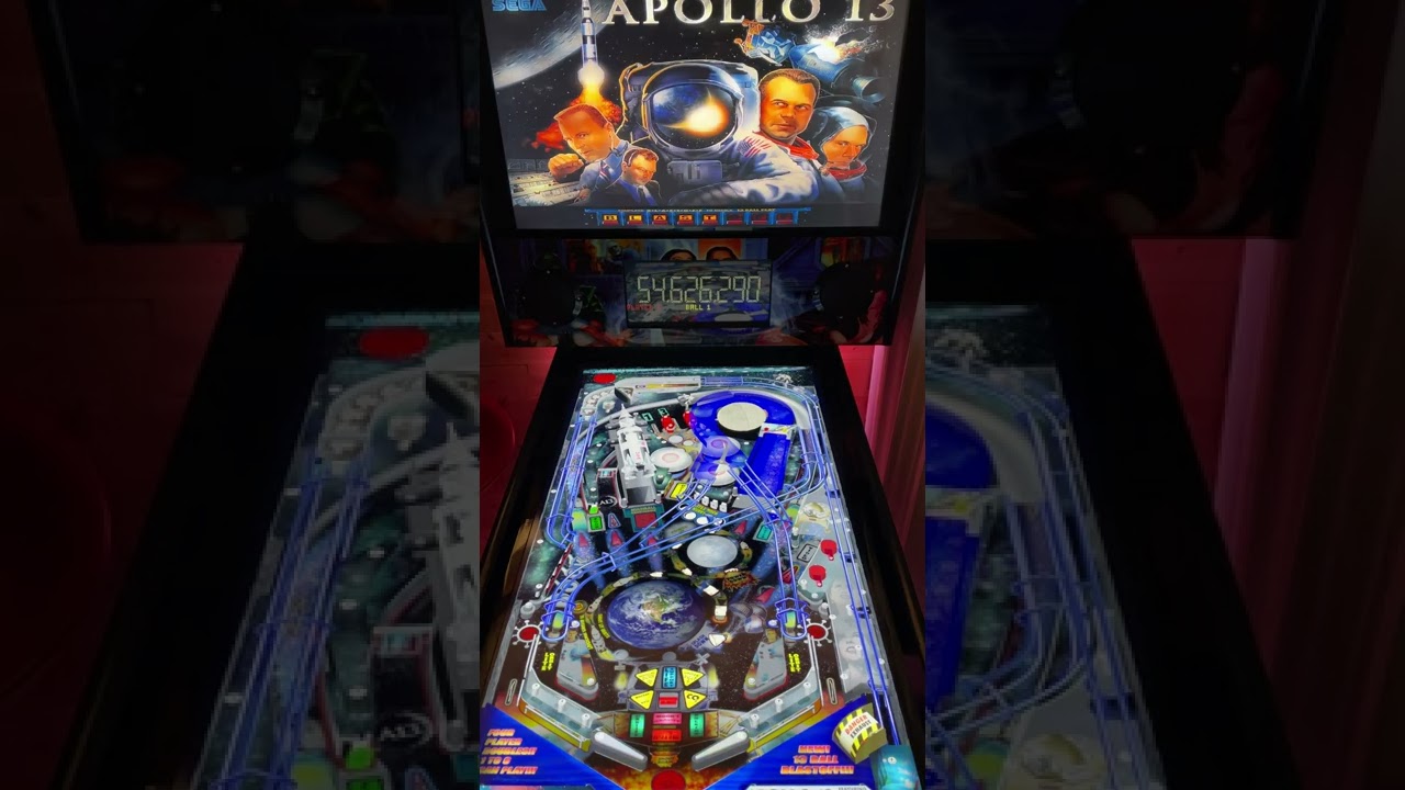 Apollo 13 Virtual Pinball CNC Cut From Retropie Video Game Guy