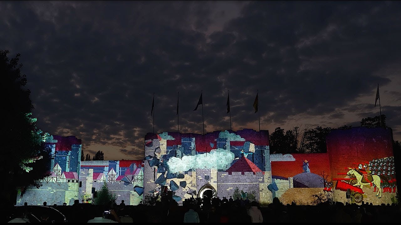 Video mapping festival #4 - À travers les Âges - Péronne - septembre 2021