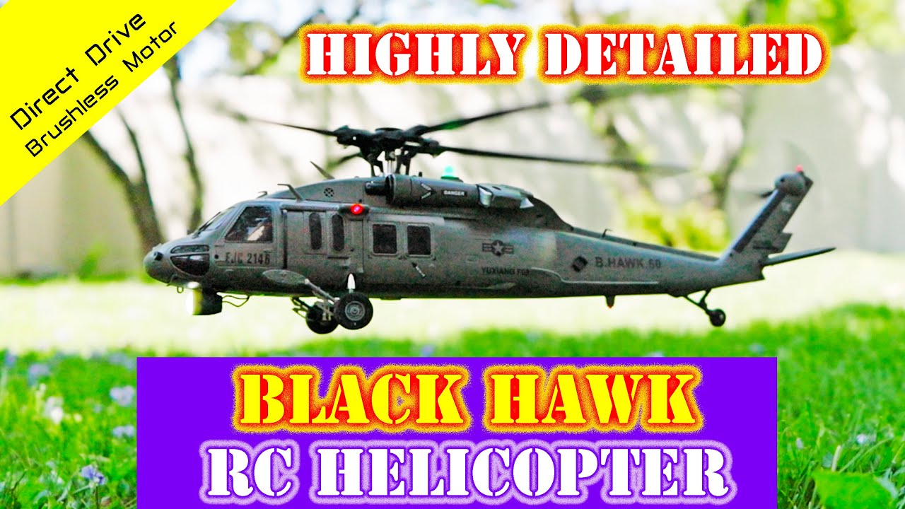 So Very Cool! Radio Controlled BLACK HAWK Helicopter - YXZNRC F09 - Review