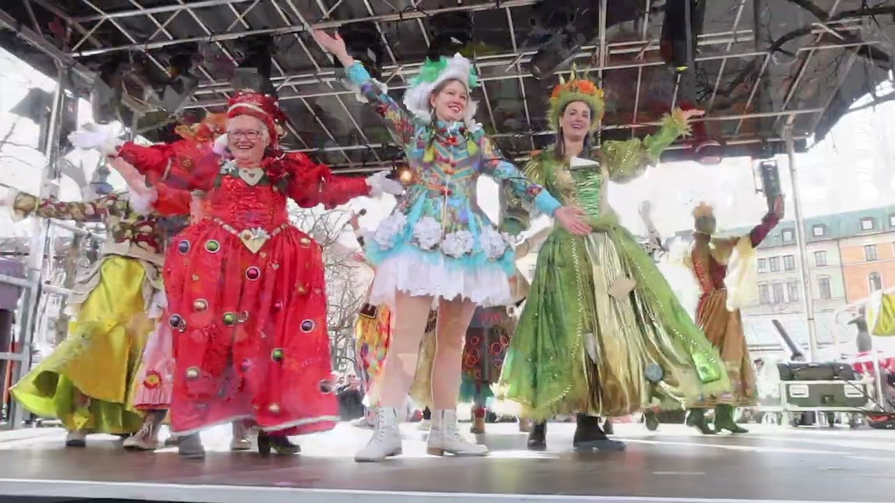 Highlights Tanz der Marktweiber am Faschingsdienstag 2024 auf dem Viktualienmarkt