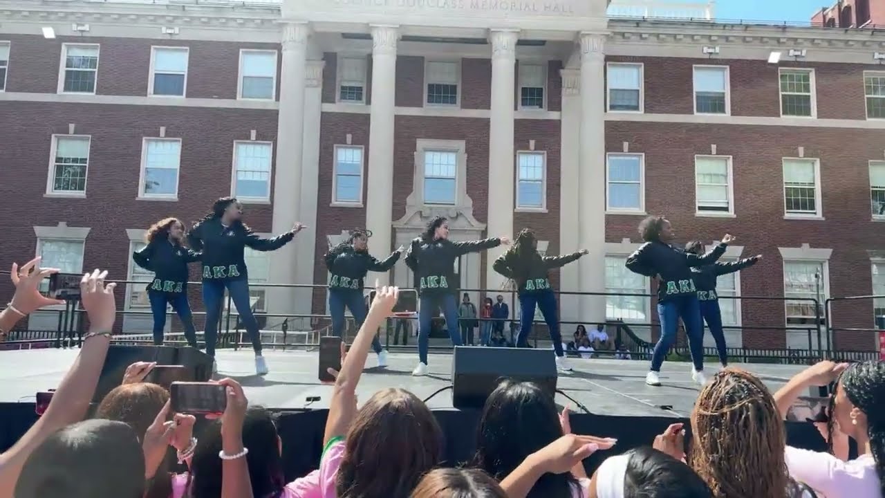 The AKA's Came To Step! | Alpha Kappa Alpha, Alpha Chapter Yard Show Spring 2025 Howard University