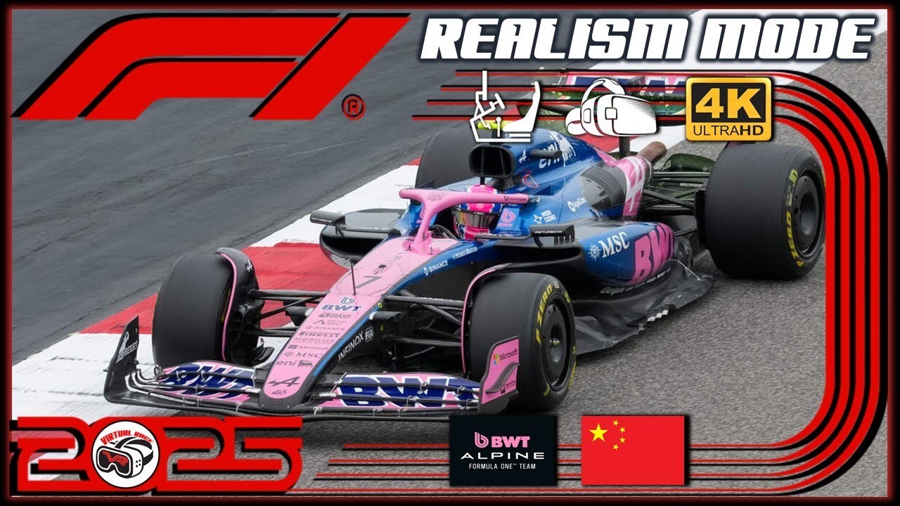 F1 25 REALISM MODE | ALPINE - CHINA | VR + COCKPIT + NO HUD