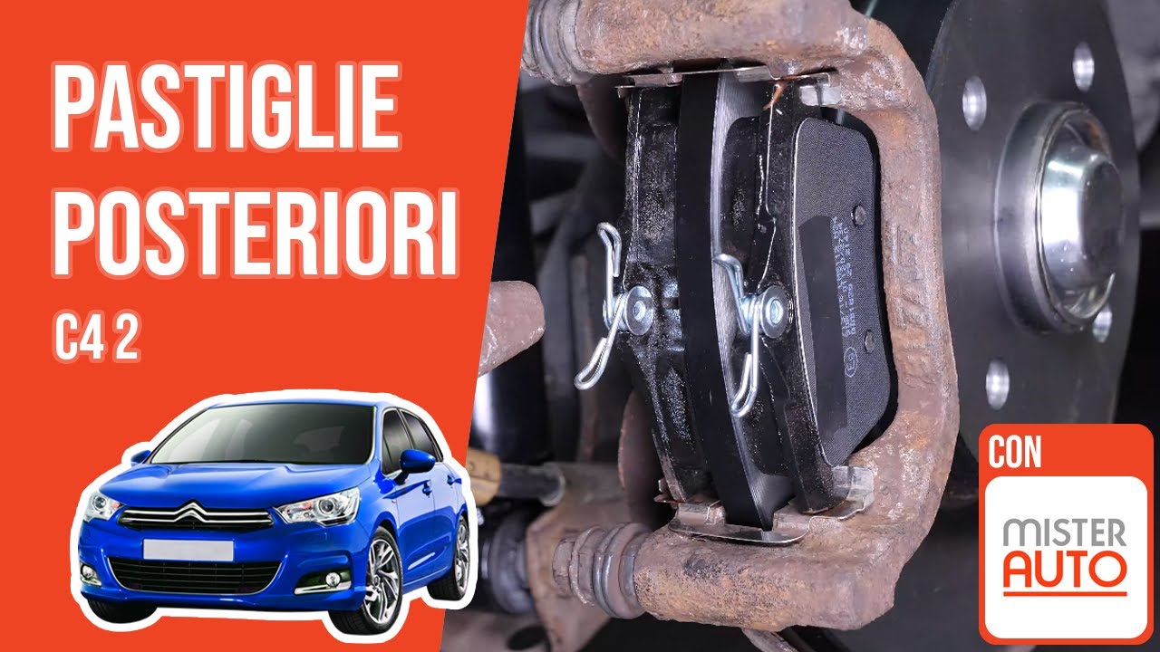 Cambio pastiglie posteriori Citroën C4 2 🚗