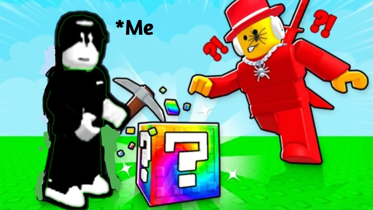 Playing Sammy's New Game Break A Lucky Block!!#fypシ 