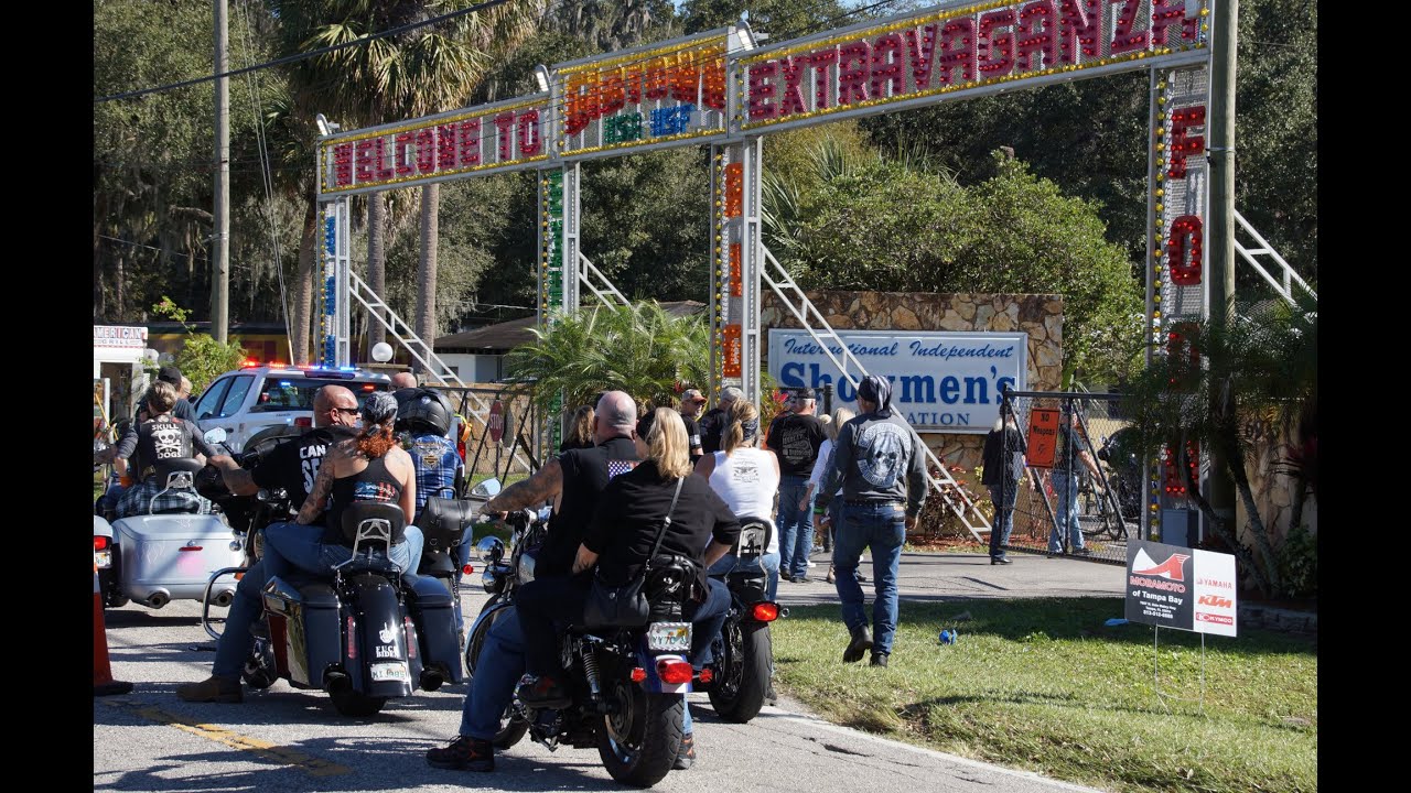BIKER RALLY AT GIBTOWN BIKE FEST 1/15/2022