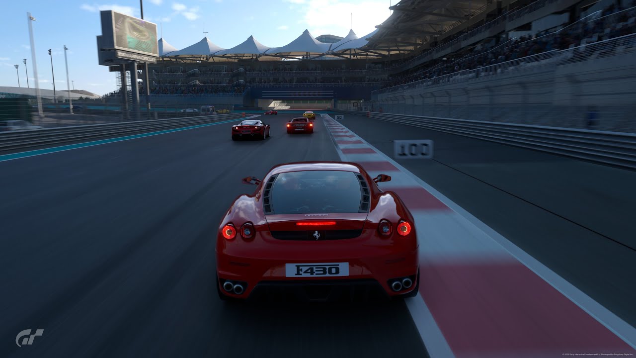 Gran Turismo 7 Ferrari Circuit Challenge Yas Marina Circuit Gameplay (PS5 4K 60FPS)