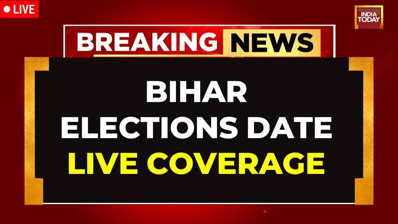 Bihar Elections Date LIVE | Bihar Election 2025 Date Announcement LIVE | RJD VS JDU | Cong Vs BJP
