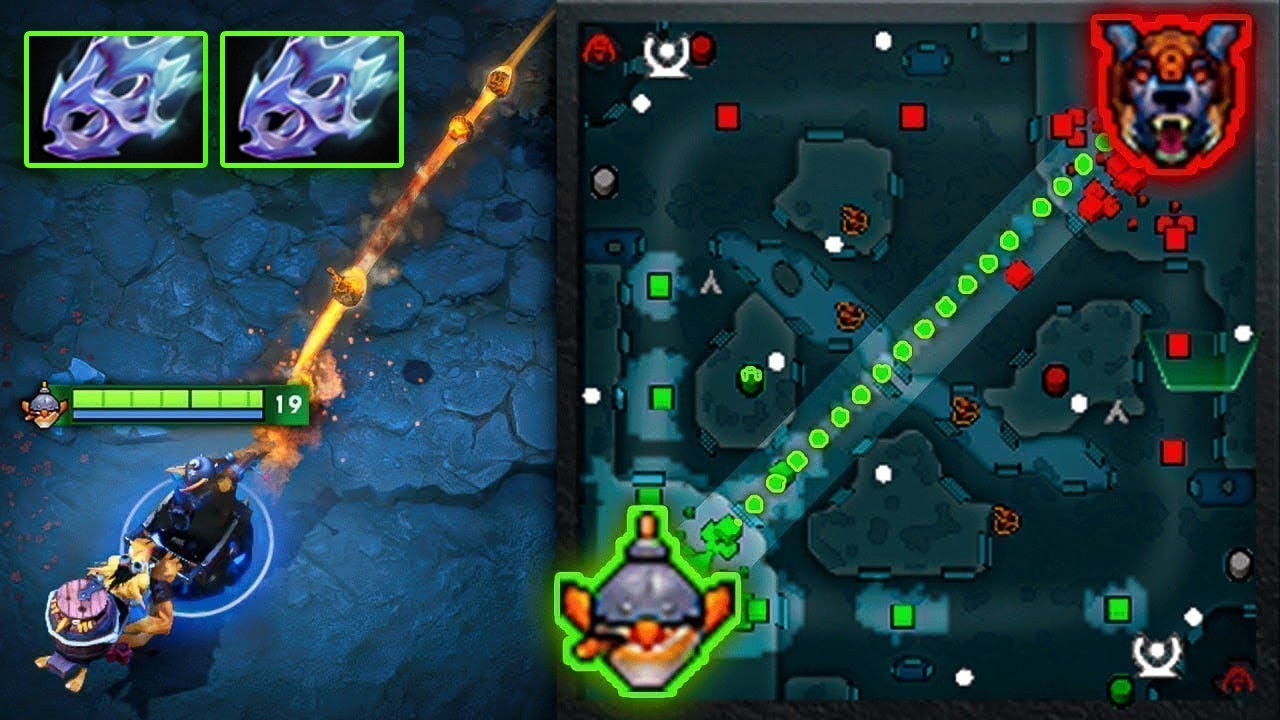 Безумная скорость атаки Techies 31Kills x2 Moon Shard Dota 2