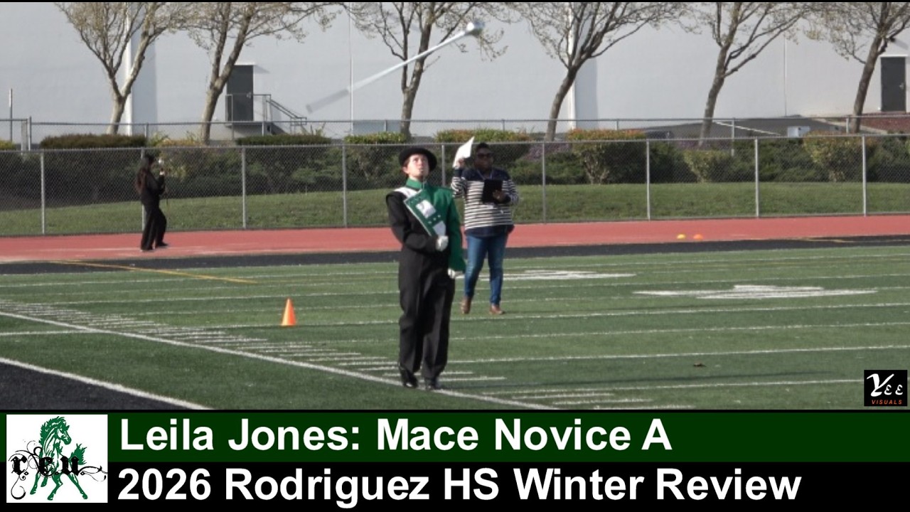 Leila Jones, Rodriguez HS, L-Pattern Mace Novice A at Rodriguez HS Winter Review 2026