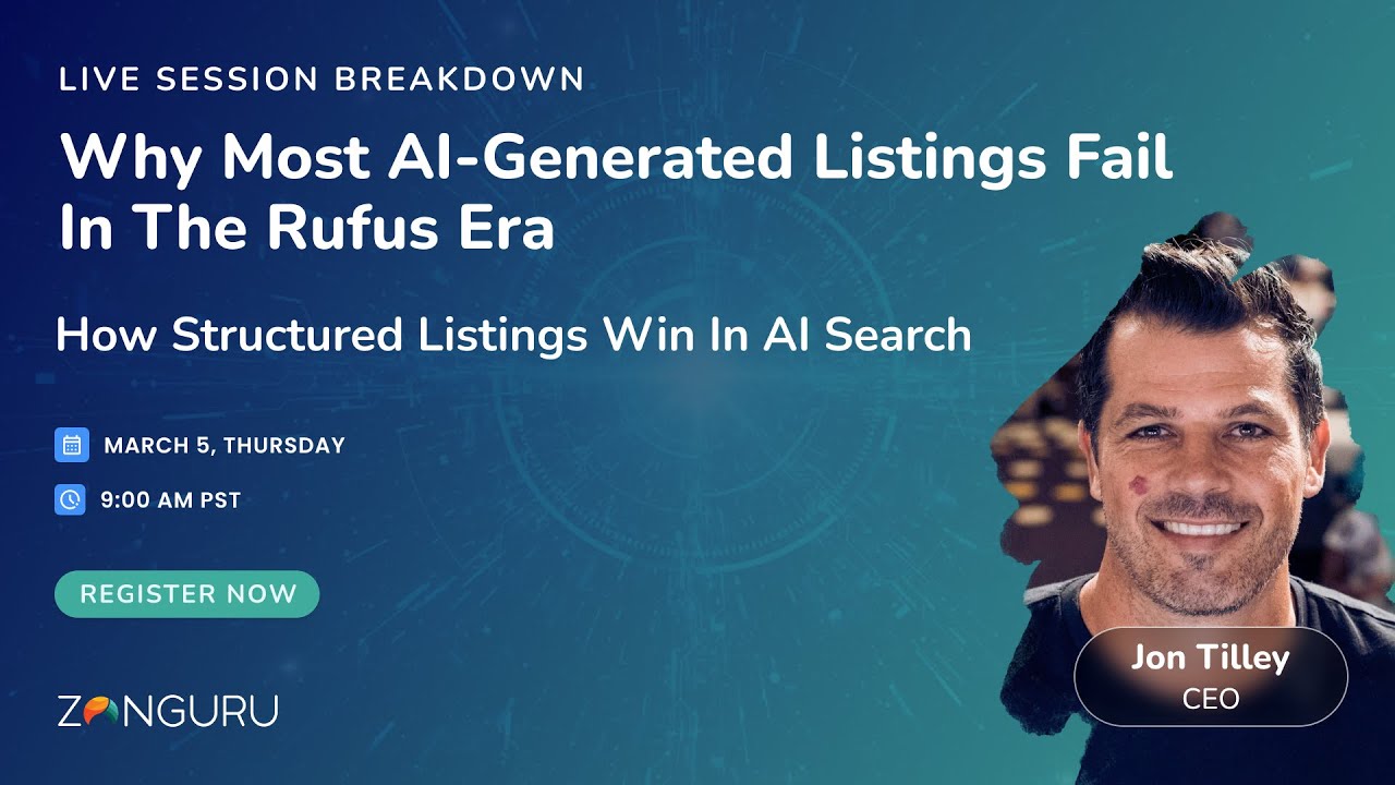 Why Most AI-Generated Listings Fail in the Rufus Era