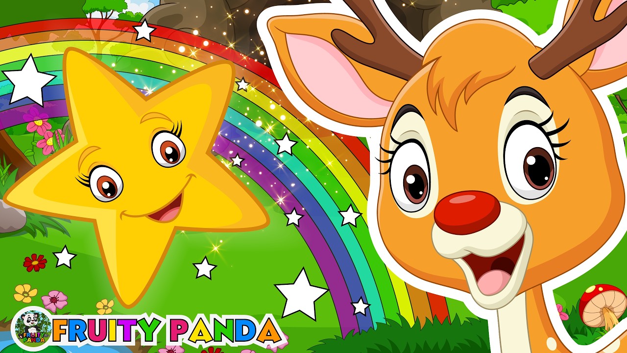 Baby Deer + Twinkle Twinkle Little Star - Nursery Rhymes & Kids Songs | Baby Songs
