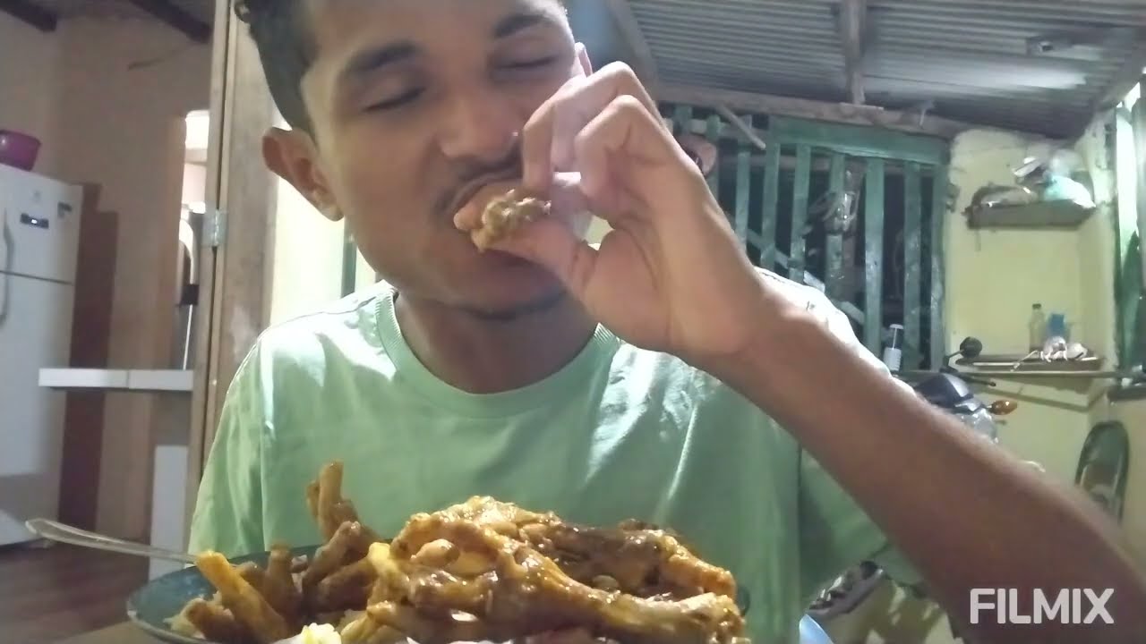 😱♥️JANTEI  PÉ DE GALINHA ♥️😋