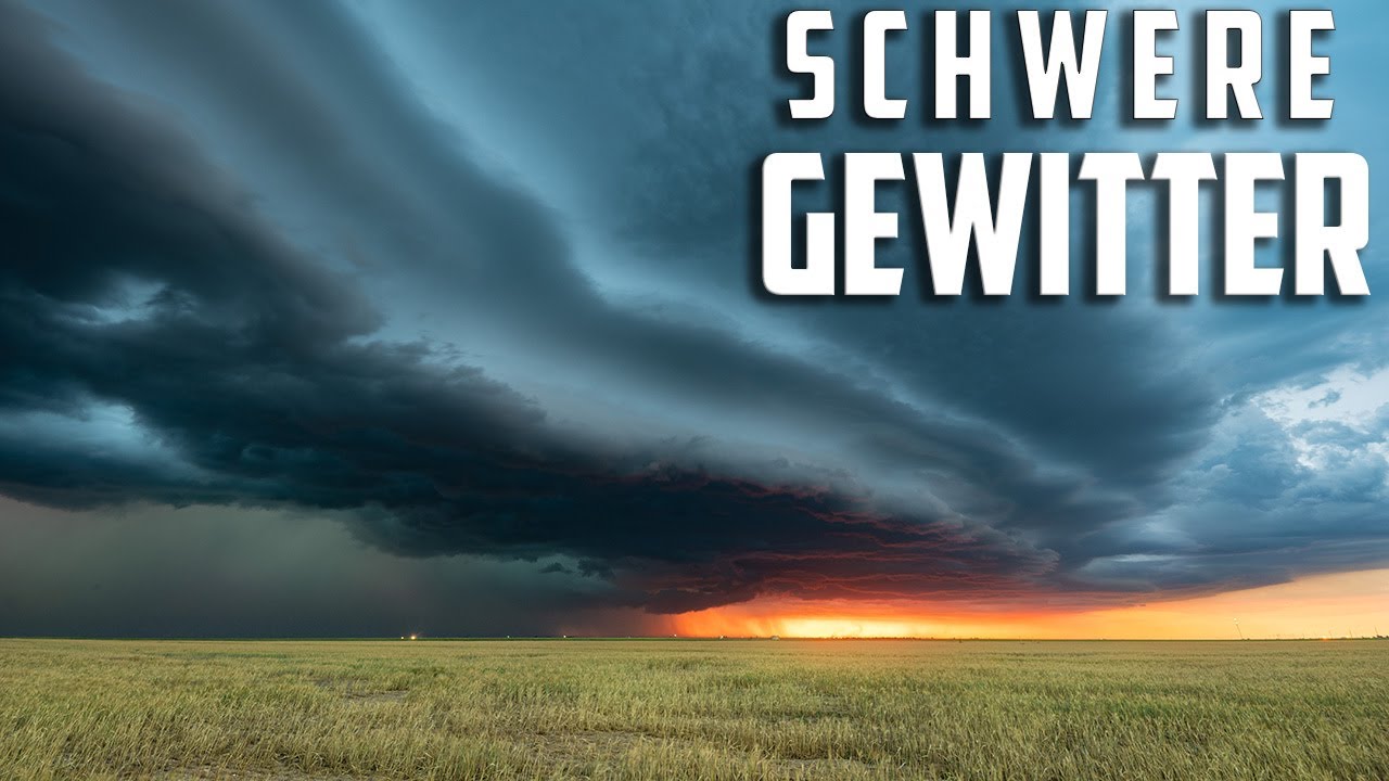 Schwere Gewitter / UNWETTER mit Hagel, Sturm und zahlreichen Blitzen! und wir sind stecken geblieben