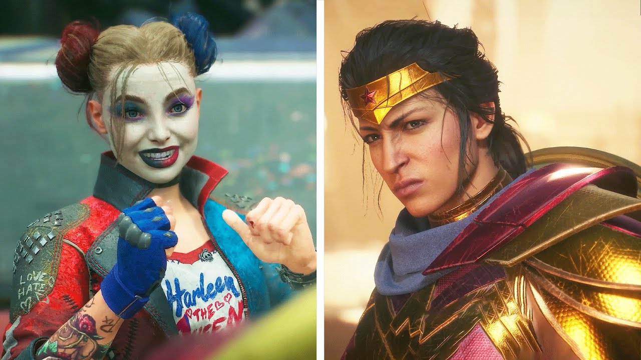Harley Quinn has a Crush on Wonder Woman in Suicide Squad: Kill the Justice League