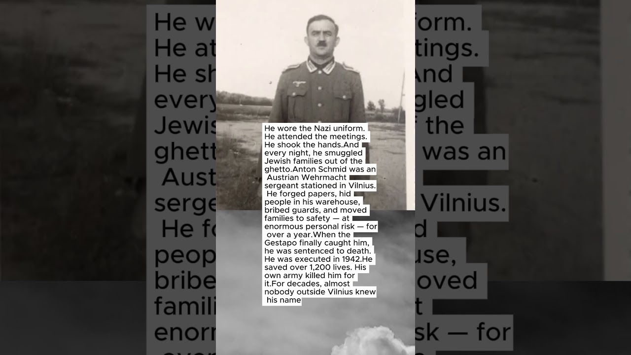 The Nazi Officer Who Saved 1,200 Jews &mdash; and Was Sentenced to Death for It #ww2