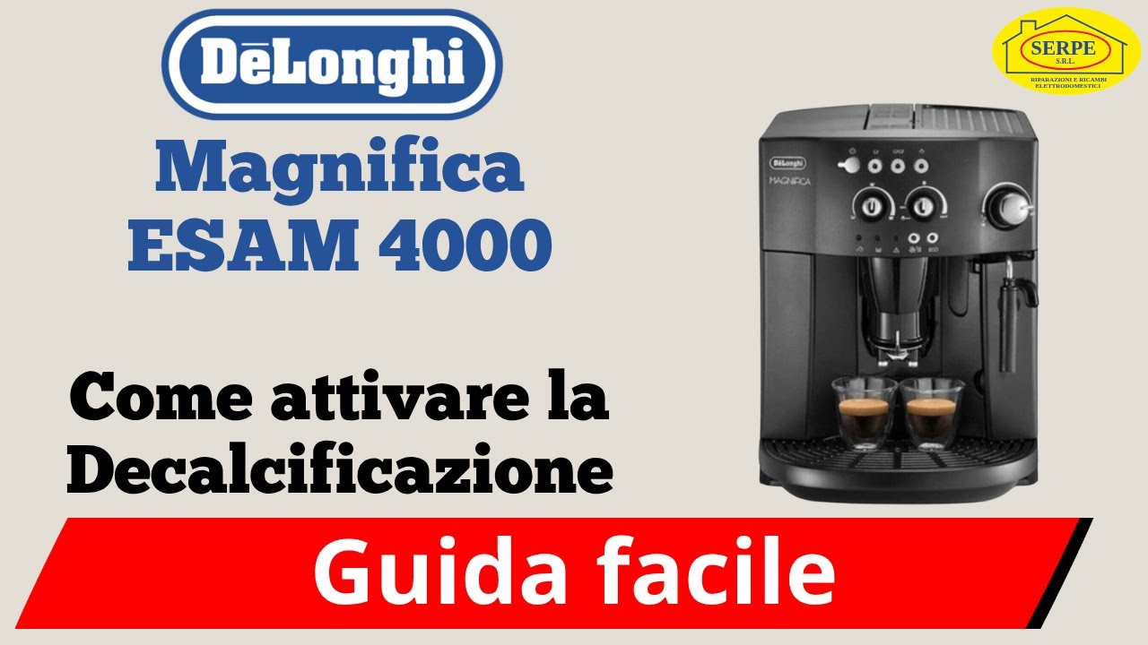De'Longhi Magnifica ESAM 4000 , Decalcificazione