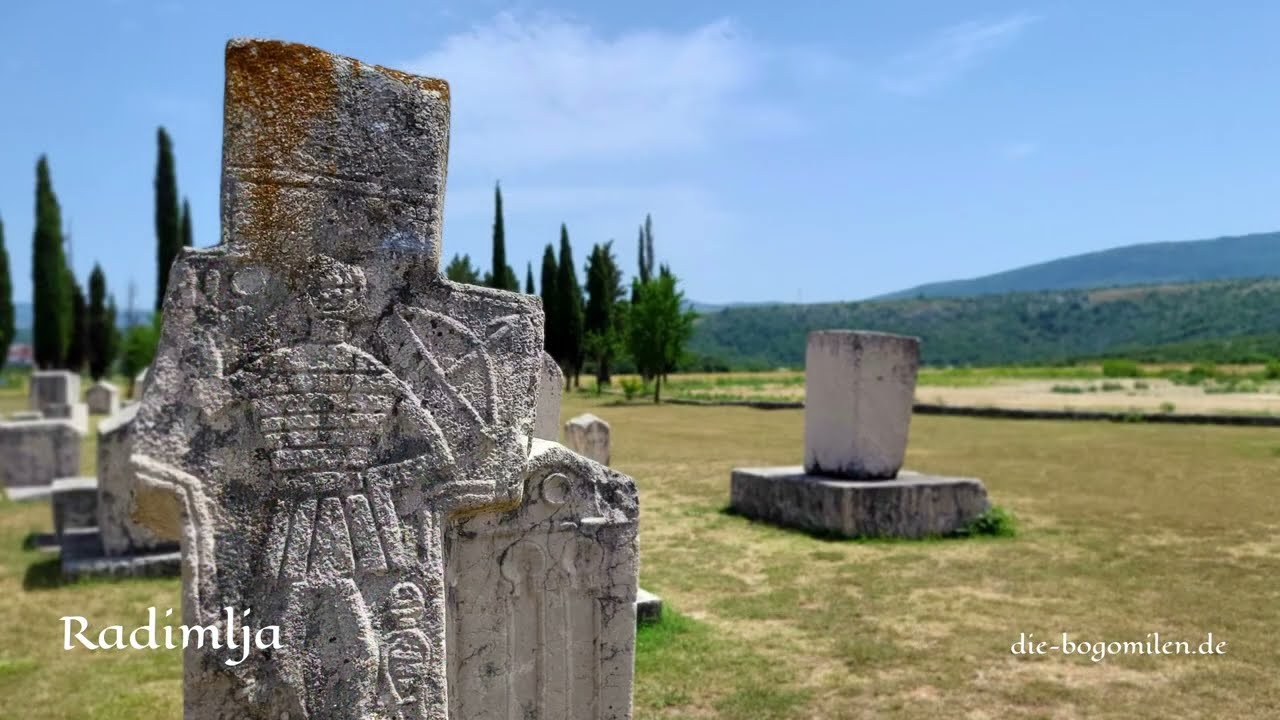 Stećci in Radimlja bei Stolac in Bosnien-Herzegowina