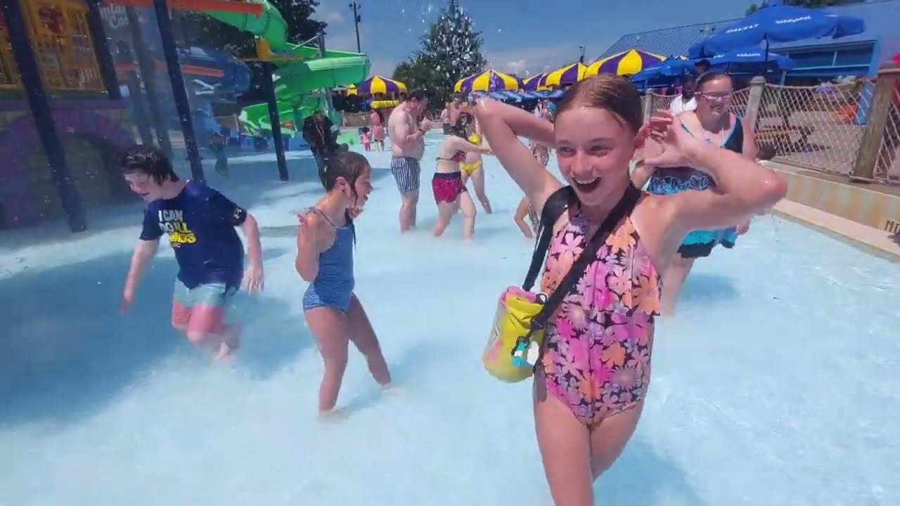 Our Day at Sesame Place Water Slides Sesame Street Characters Super Fun Day Counts Splash Castle