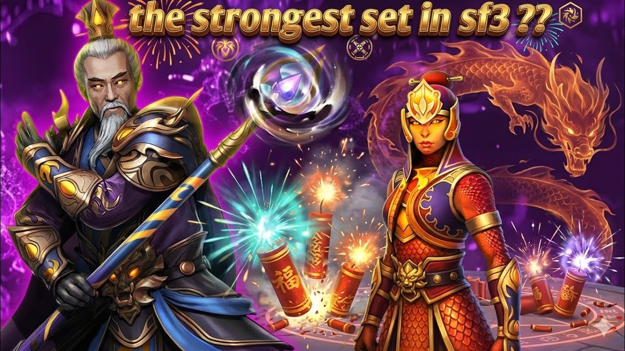 The strongest set In sf3 ?? Fame of the collection 🆚 ruolan lvl6/himmelistein boss raid test #nekki 
