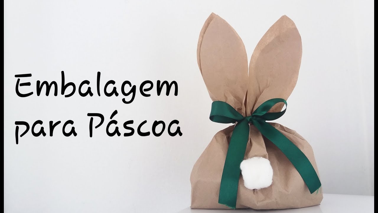 Isa Klein tutorial 102: Especial Páscoa - embalagem fácil de coelho