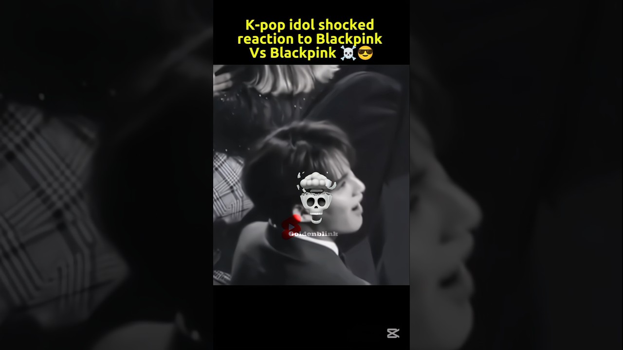 K-pop idol shocked 😲 reaction to Blackpink Vs Blackpink ☠️🔥 #blackpink #shorts #fyp #lisa #jennie