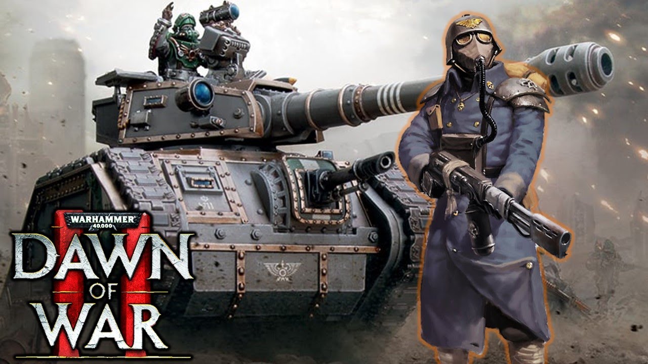 Леман Русс Танк Война - Корпус Смерти Крига - Warhammer 40k Dawn of War 2 Elite