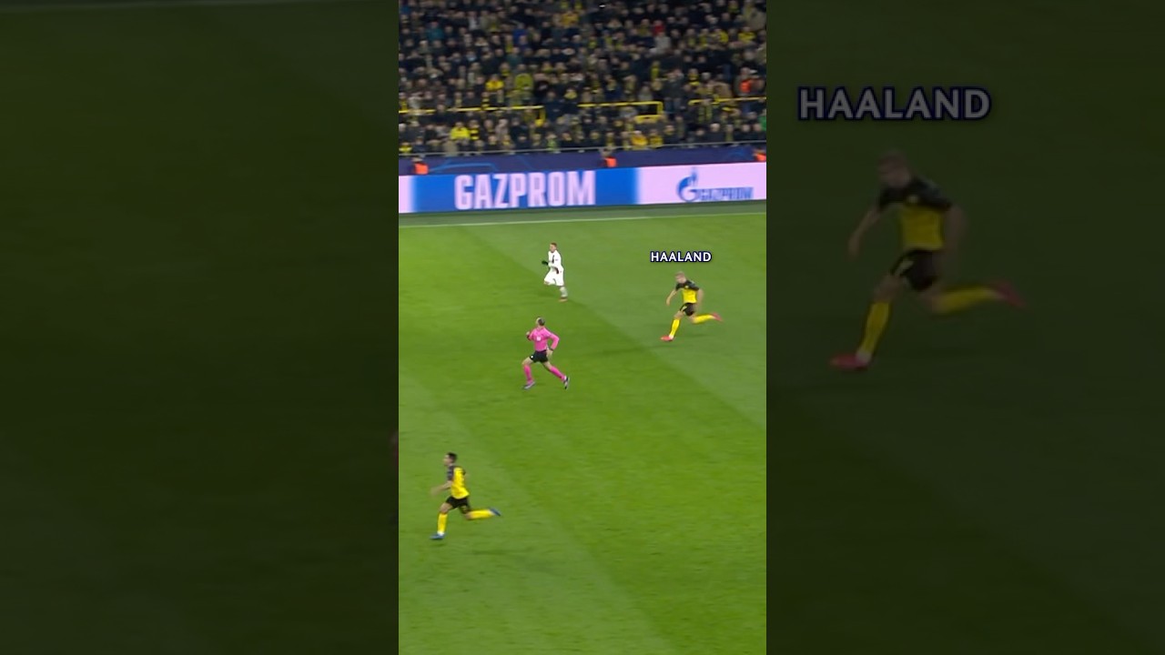 Haaland&rsquo;s pace! 😮