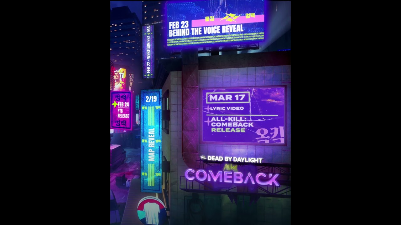 COMEBACK | &ldquo;ALL-KILL: COMEBACK&rdquo; PROMOTION SCHEDULE
