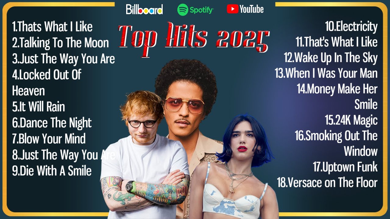 Bruno Mars, Dua Lipa, Ed Sheeran |Ultimate Pop Playlist for All Occasions 🌿  🌿