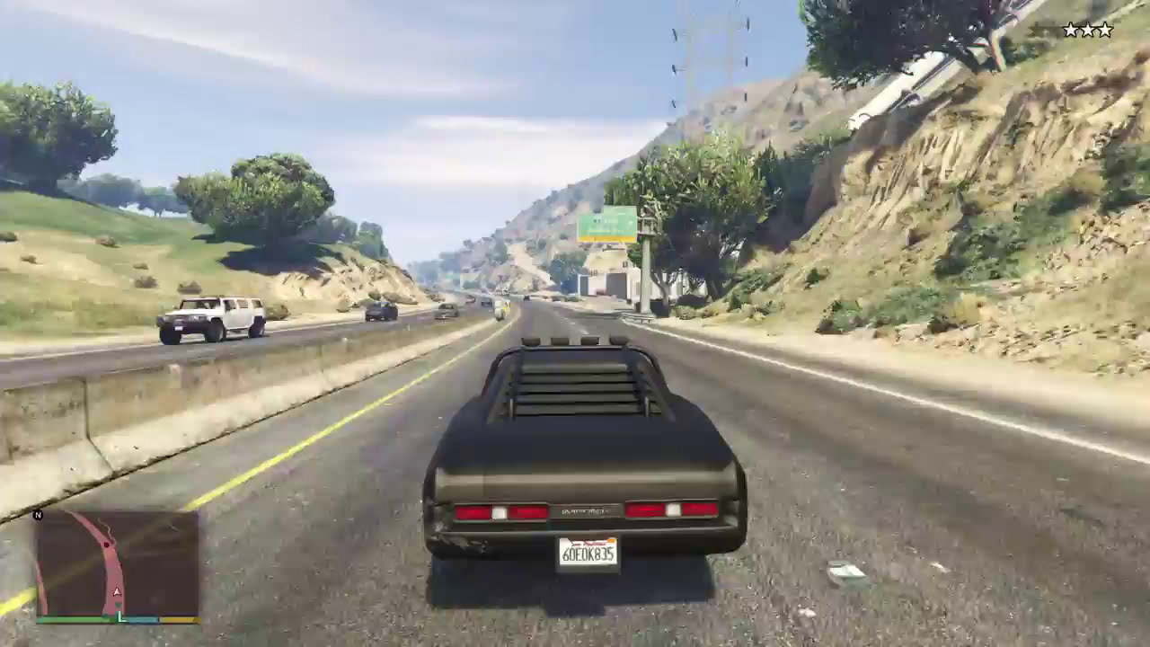 Grand Theft Auto V - Duke O'Death Police chase