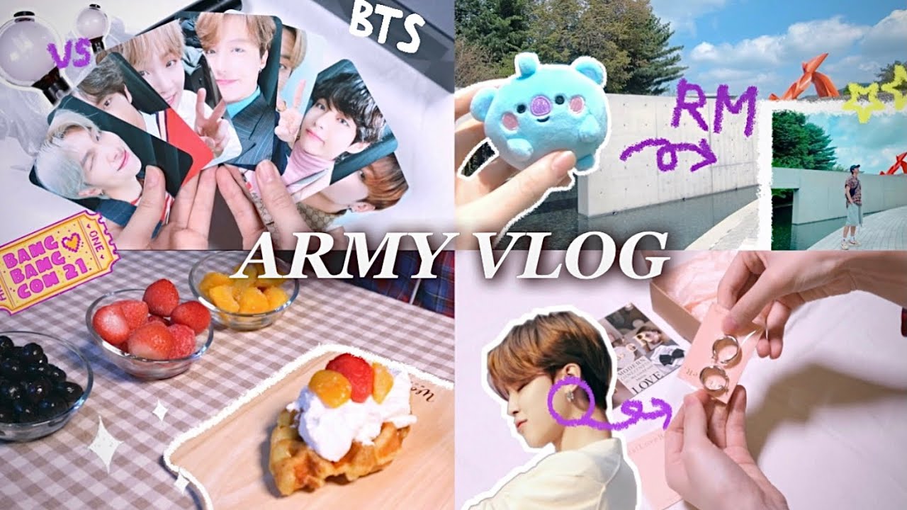 АРМИ-ВЛОГ (рекламный ролик BTS RM, серьга Чимина, BangBangCon21, специальная серия АРМИ-БОМБА)