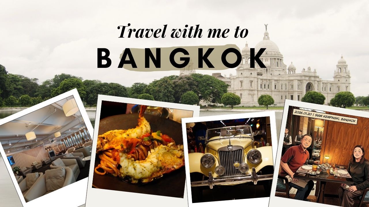 5 Days in Bangkok (5): Sri's Room; ALATi restaurant; Miracle Lounge; First Class Lounge; EVA Air