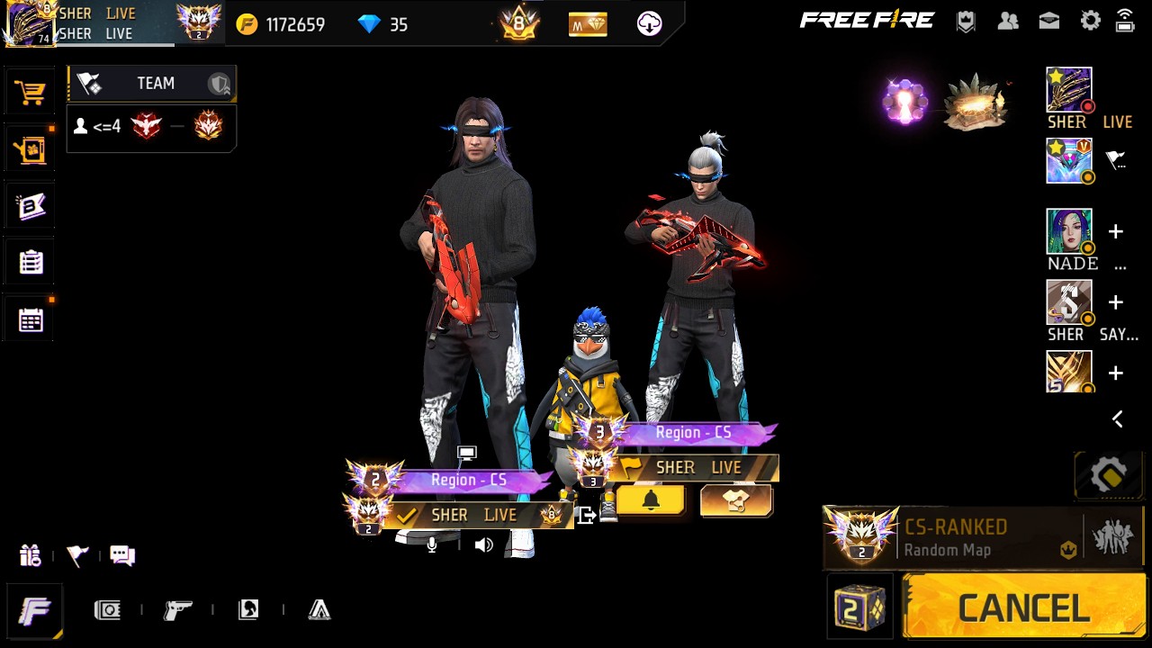 CSR PUSH TO REGION 999+⭐🚀GO FOR 200K 🔥😎🖥#classyff #shortslive #verticallive #freefire #shortsfeed